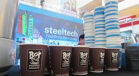 Steeltech Booth wins Best Booth at CONBEX Davao 2014