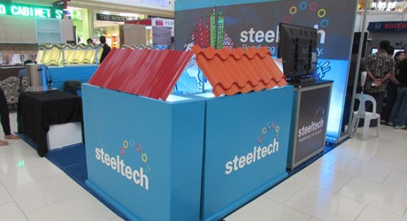 Steeltech Booth wins Best Booth at CONBEX Davao 2014