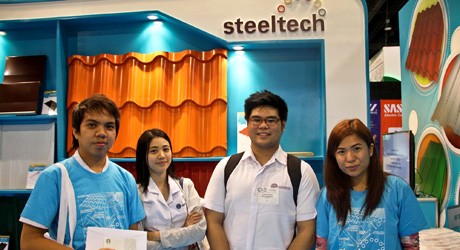 Steeltech displays high quality roofing materials at CONEX 2014